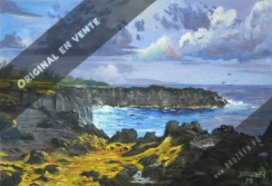 "Cap Méchant", peinture à l'huile de Bruzefh