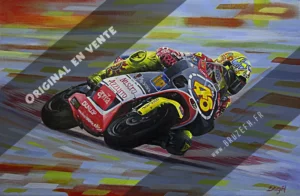 Valentino Rossi, de Bruzefh - original en vente